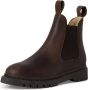 Tamaris dames enkellaars leren laarzen bruin M26829 - Thumbnail 2