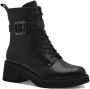 Tamaris Veterlaarsjes blokhak veterschoenen met modieuze decoratieve gesp - Thumbnail 3