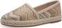 Tamaris Espadrilles beige Textiel Dames - Thumbnail 4