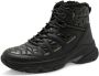 Tamaris Winterlaarzen sleehak veterboots met afgesteppte wattaties - Thumbnail 2
