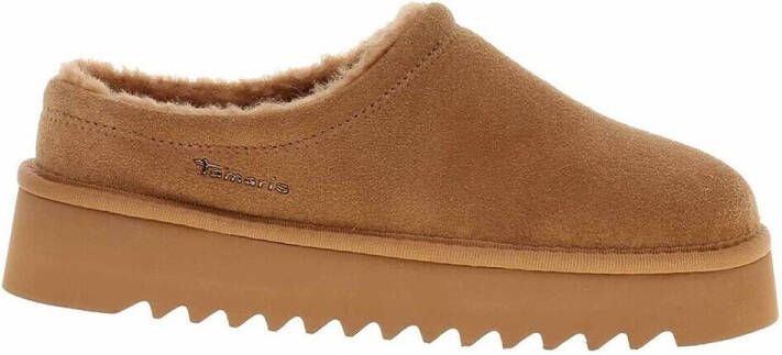 Tamaris leren muiltje 1-27300-45-310 damesmuiltje warm gevoerd Bruin - Foto 2