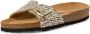 Tamaris Beige Gestreepte Slipper Multicolor Dames - Thumbnail 4