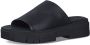 Tamaris Slippers plateau zomerschoen pantoffels in monochrome look - Thumbnail 5