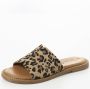 Tamaris Leren slippers met gestructureerde zool - Thumbnail 2