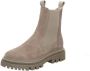 Tamaris dames chelsea boot 1-25491-41 200 leren laarzen enkellaars vrouwen leer M2549141 grijs - Thumbnail 2