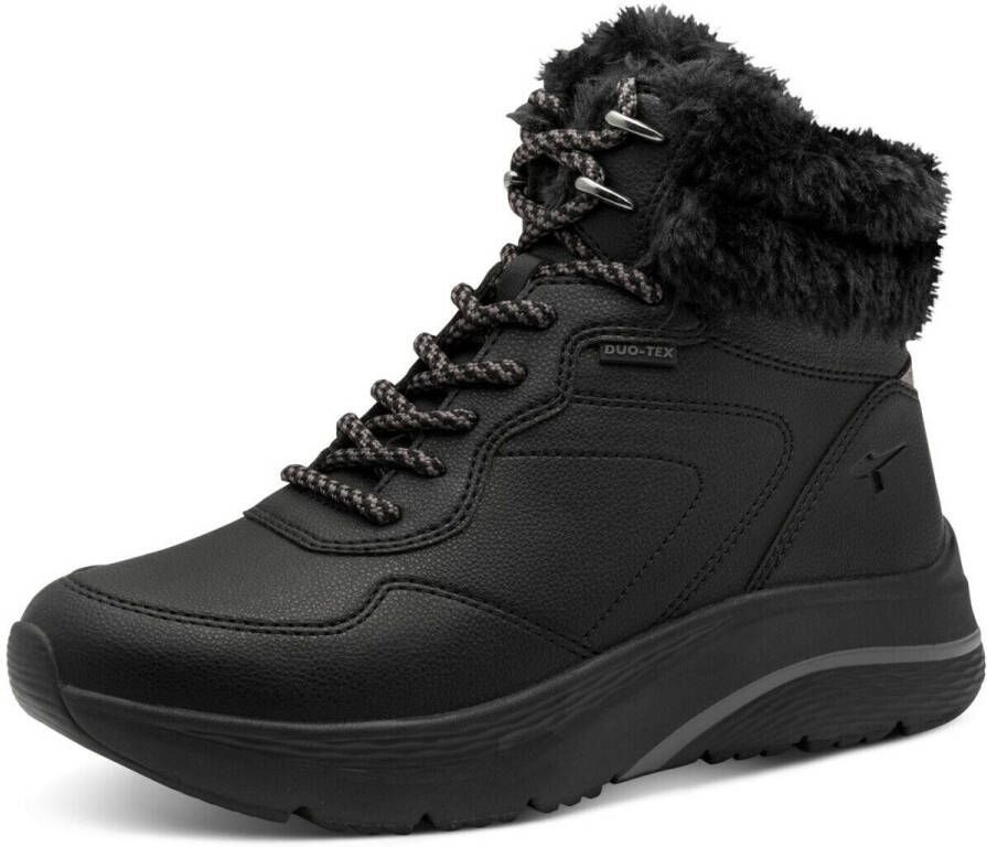 Tamaris Winterlaarzen sleehak veterboots met warmte-isolerende thermo-binnenzool