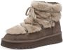 Tamaris dames enkellaars met plateauzool 1-26475-45 341 warme voering taupe - Thumbnail 2