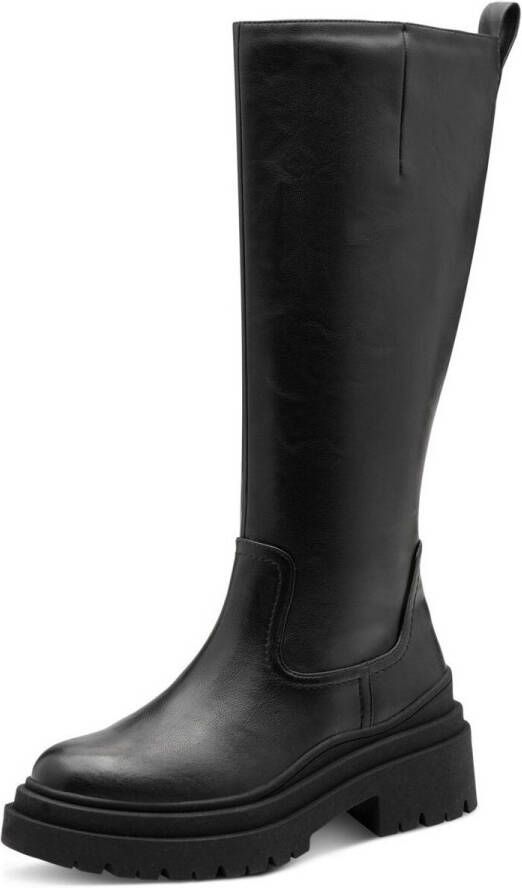 Tamaris dames Chelsea-laars 1-25491-41 341 leren laarsjes enkellaarsjes dames leer M2580845 Taupe - Foto 4