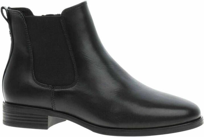 Tamaris Chelsea-boots blokhak basic enkellaarsjes met antiek finish - Foto 3