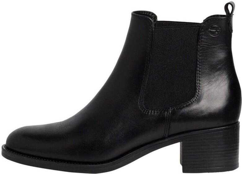 Tamaris Chelsea-boots Blokhak enkellaarsjes instapschoenen in smalle vorm - Foto 4