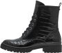 Tamaris Core Dames Laarzen BLACK CROCO - Thumbnail 2