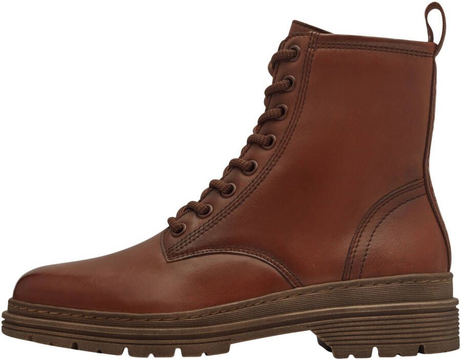 Tamaris Hoge veterschoenen blokhak veterlaarsje in trendy used look - Foto 2