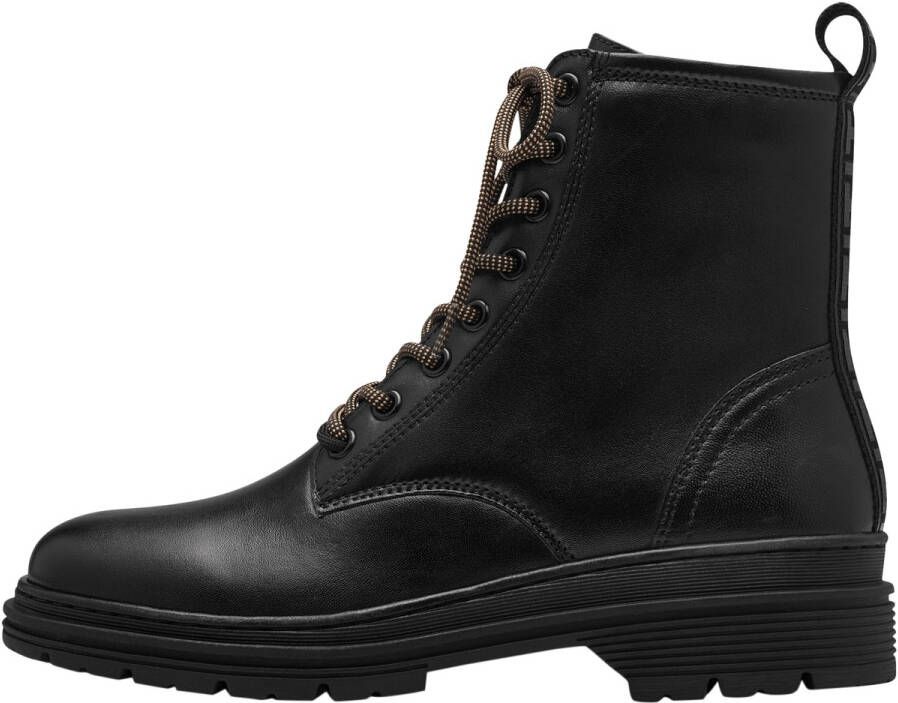 Tamaris Hoge veterschoenen blokhak veterlaarsje in trendy used look - Foto 4