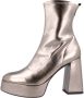 Tamaris Elegante Metallic Gesloten Booties Gray Dames - Thumbnail 3