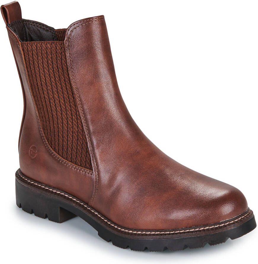 Tamaris Chelsea-boots business schoen instapschoen enkellaarsjes met stretchinzetten
