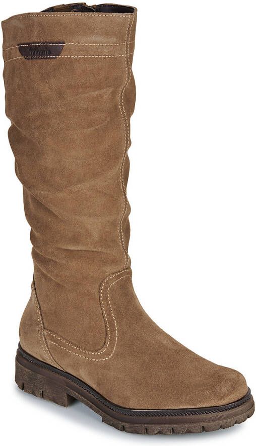 Tamaris Laarzen blokhak lange laarzen met slouchy plooien op de schacht - Foto 3