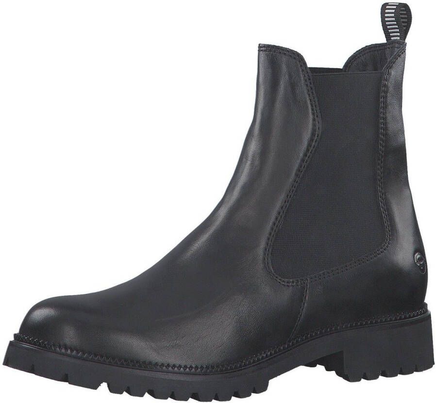 Tamaris Chelsea-boots blokhak instaplaarzen met stretchinzetten aan beide zijden - Foto 4