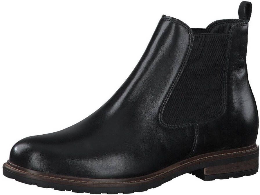 Tamaris Dames Chelseaboot 1 1 25056 27 003 zwart normal