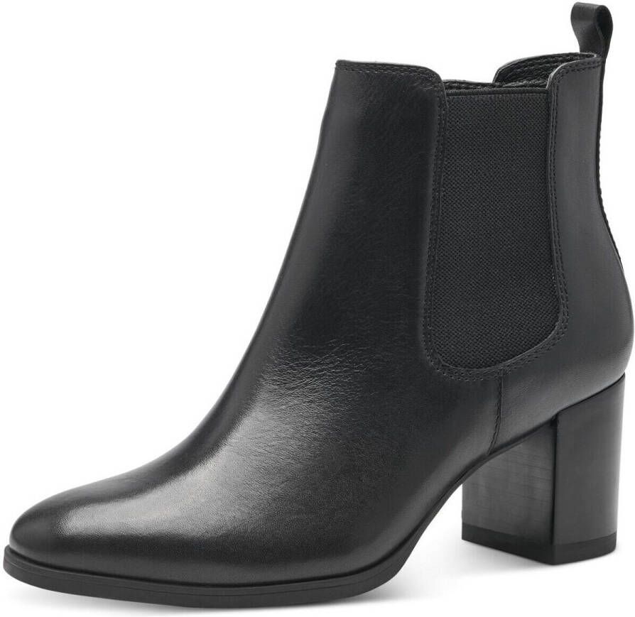 Tamaris Chelsea-boots blokhak herfstmode enkellaars met stretch-inzet - Foto 2