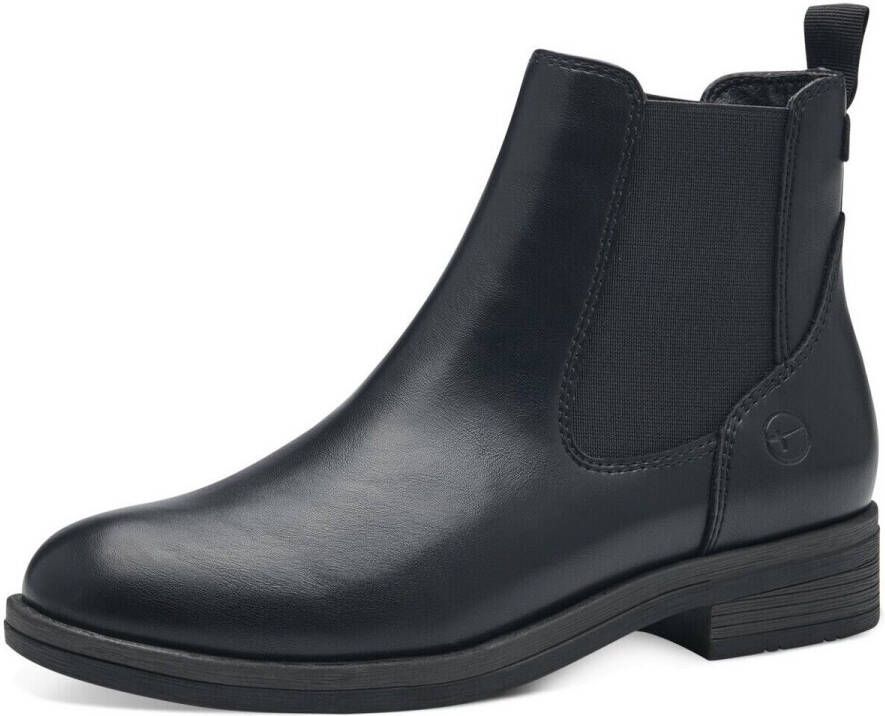 Tamaris Chelsea-boots blokhak laarsjes business schoen instapschoen aantrekband - Foto 6