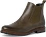 Tamaris dames Chelsea boot 1-25056-41 leren laarzen enkellaarsjes olijf M2505641 - Thumbnail 2