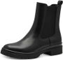 Tamaris Chelsea-boots blokhak business schoen enkellaars met comfortabele stretch-inzet - Thumbnail 3
