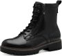 Tamaris Veterschoenen blokhak veterschoen combat-boots met contrast-raamnaad - Thumbnail 2