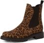 Tamaris dames chelsea boot leren laarzen enkellaars dames luipaard M2542741 - Thumbnail 2