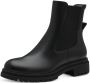 Tamaris Chelsea-boots blokhak combat boots enkellaars met stretch-inzet - Thumbnail 4