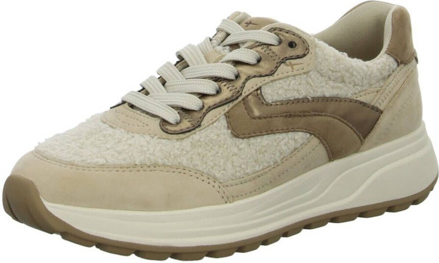 Tamaris dames sneaker Low 1-23795-45 401 dames M2379545 Beige Suede