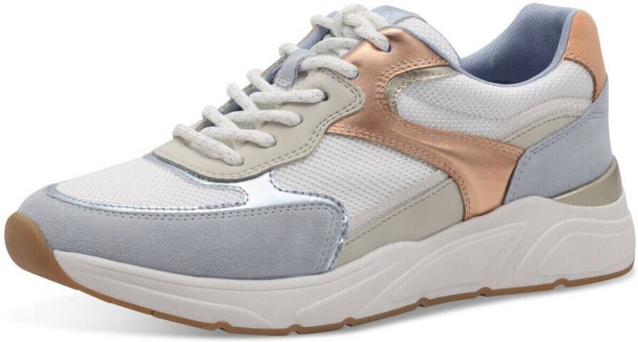 Tamaris Plateausneakers vrijetijdsschoen halfschoen veterschoen met gepolsterde schacht - Foto 2