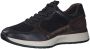 Tamaris Zwarte Leren Sneakers met PureRelax Massage Voetbed Multicolor Dames - Thumbnail 2