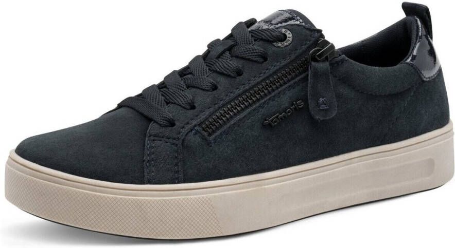 Tamaris COMFORT Essentials Dames Sneakers Marine suède - Foto 2