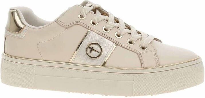 Tamaris Plateausneakers vrijetijdsschoen lage schoen veterschoen met gepolsterde schacht - Foto 10