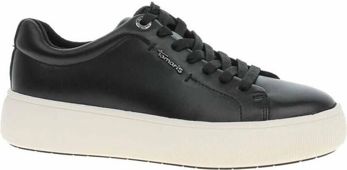 Tamaris Plateausneakers vrijetijdsschoen lage schoen veterschoen met verwisselbare binnenzool