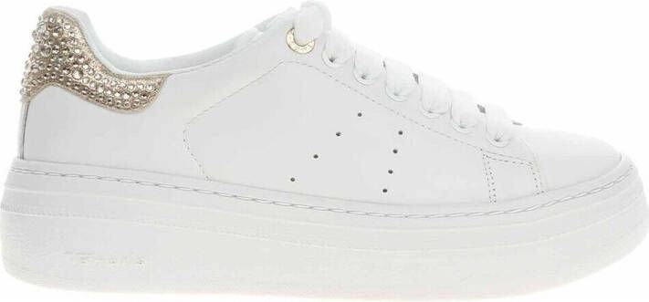 Tamaris Plateausneakers veterschoen halfhoge schoen met opvallende sierstenen op de hiel - Foto 3