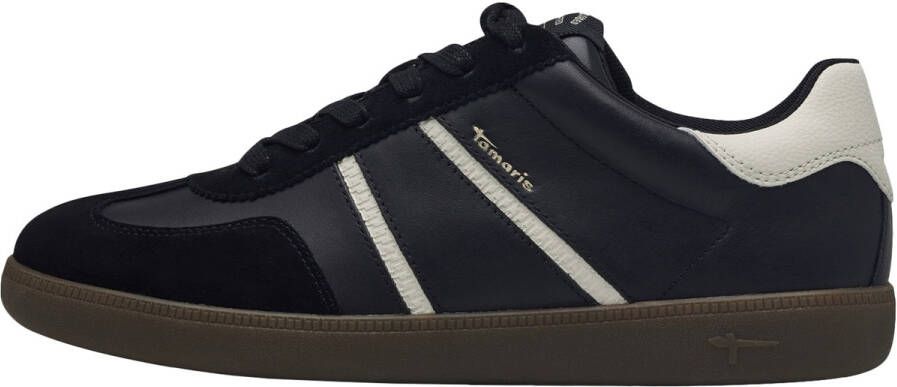 Tamaris Plateausneakers vrijetijdsschoen lage schoen veterschoen met gepolsterde schacht