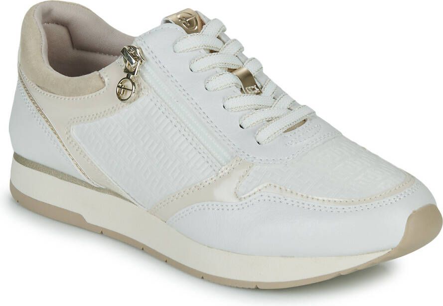 Tamaris Sneakers met sleehak Almina vrijetijdsschoen lage schoen veterschoen in smalle vorm - Foto 4