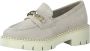 Tamaris Comfort Instappers beige Leer Dames - Thumbnail 2