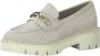 Tamaris Comfort Instappers beige Leer Dames - Thumbnail 2