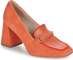 Tamaris Trendy Oranje Suède Pump met Zilveren Detail Orange Dames