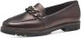Tamaris Metallic Loafer voor Dames Brown Dames - Thumbnail 4