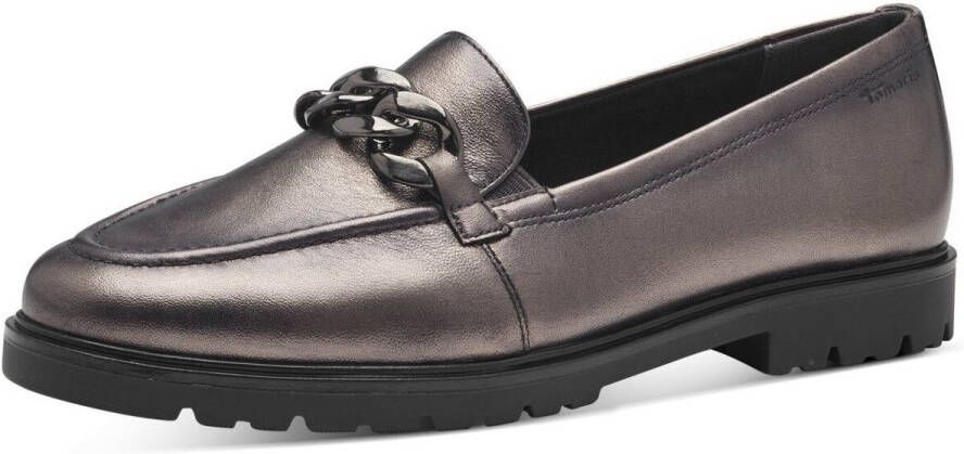 Tamaris Instappers loafer lage schoen instapschoen met elegante sierketting - Foto 4