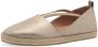 Tamaris Core Dames Espadrilles CHAMPAGNE - Thumbnail 3