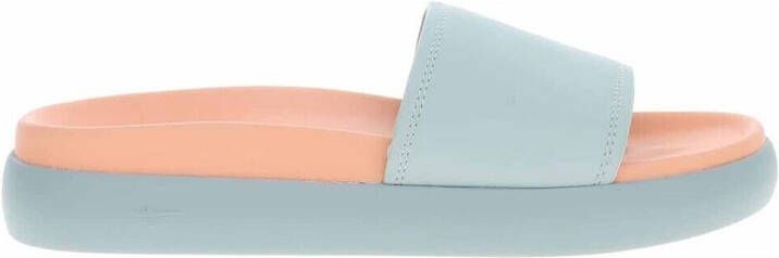 Tamaris Slippers plateau zomerschoen slippers met klein elastiek aan de band