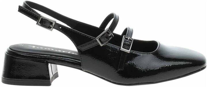 Tamaris Slingback pumps blokhak avondschuh in modieuze vierkante vorm - Foto 2