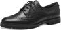 Tamaris Veterschoenen met fijne lyrische perforatie vrijetijdsschoen lage schoen veterschoen - Thumbnail 2