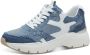 Tamaris Denim Sneakers blauw Synthetisch Dames - Thumbnail 5