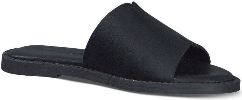 Tamaris leren muiltje 1-27135-42 001 damesschoenen slip-on M2713542 zwart - Foto 11