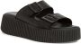 Tamaris Zwarte Open Casual Slippers Vrouwen Black Dames - Thumbnail 3